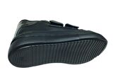 OrtopedikAL 1087 Kız Çocuk Siyah-Platin Cırtlı Sneaker Spor Ayakkabı